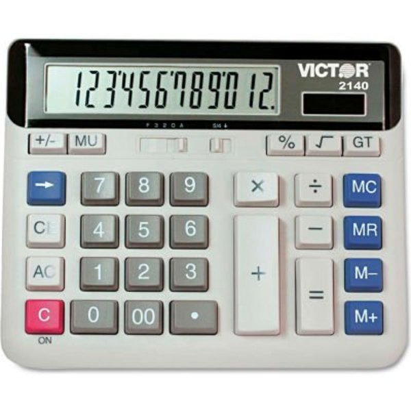 Victor Technology Victor® 2140 Desktop Business Calculator, 12-Digit LCD 2140